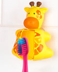 Brosse à dent Flipper avec couvercle - Girafe