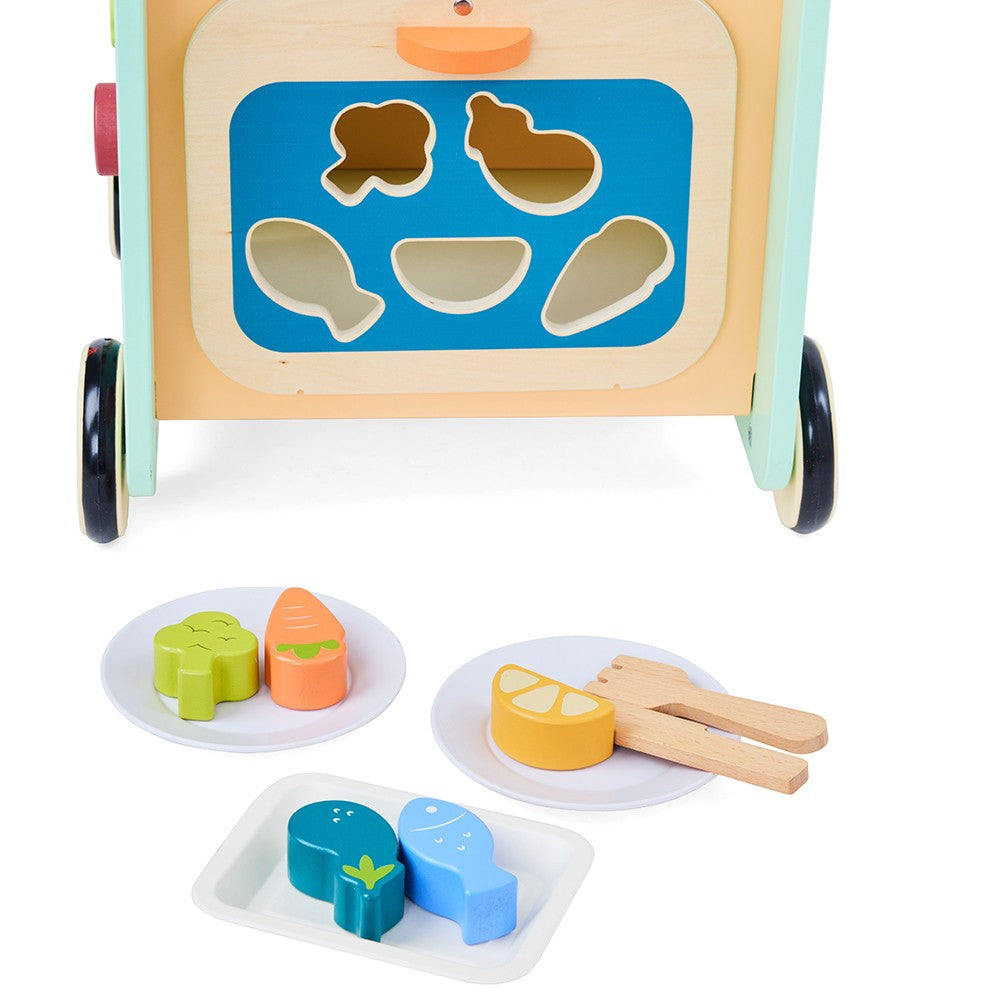 Déambulateur de cuisine en bois 2 en 1 - Eurekakids