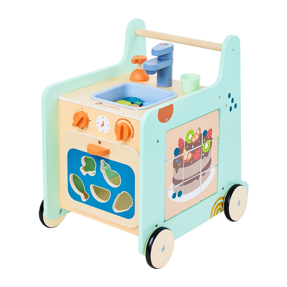 Déambulateur de cuisine en bois 2 en 1 - Eurekakids