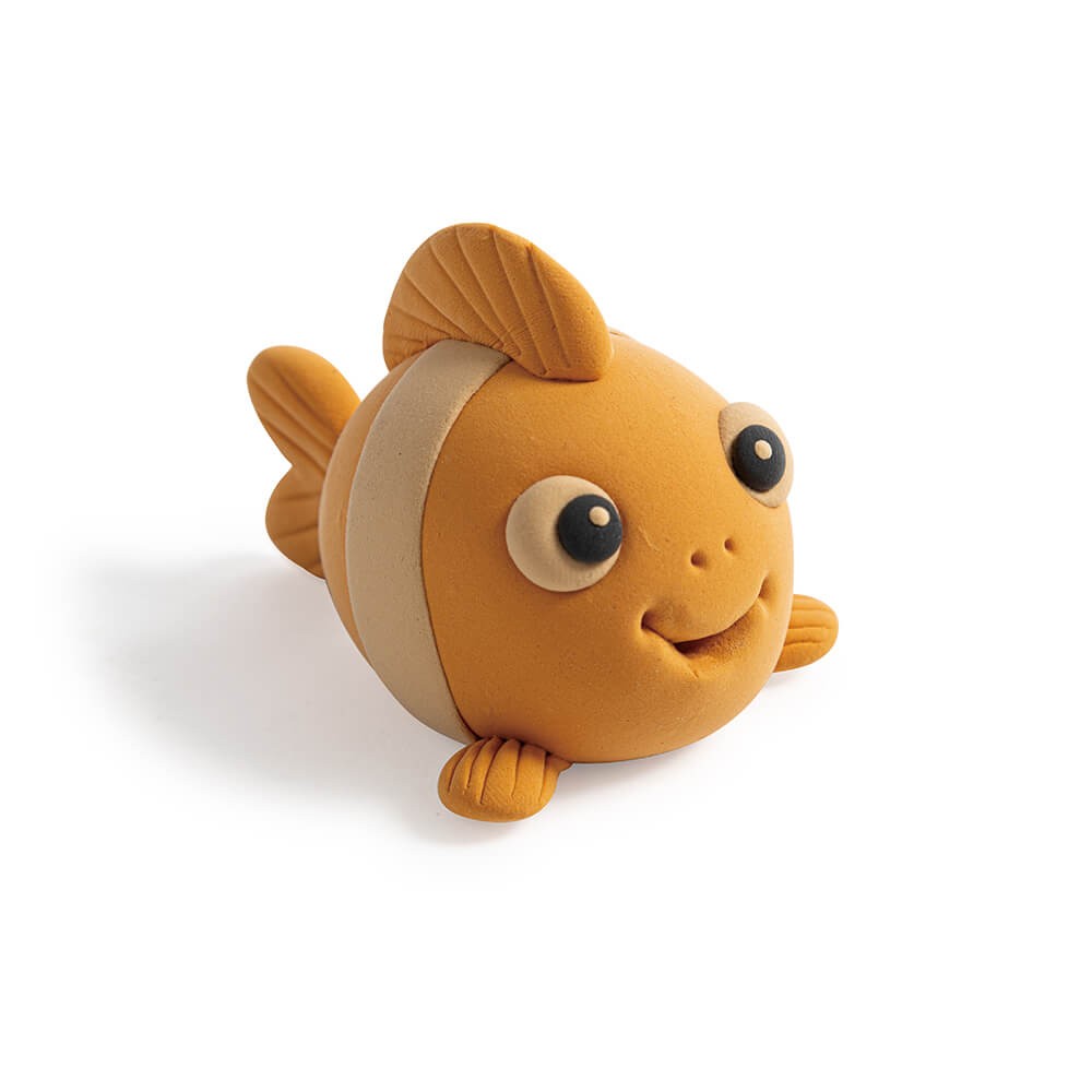 Pâte à modeler pour débutants - Poisson-clown