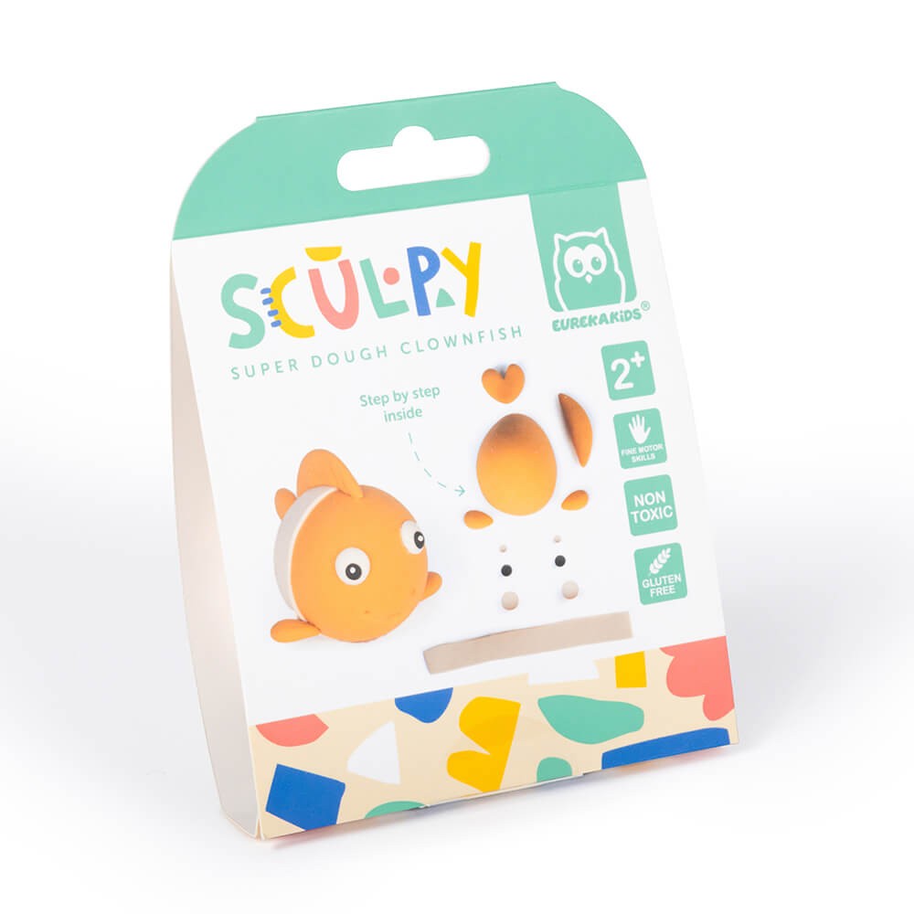 Pâte à modeler pour débutants - Poisson-clown