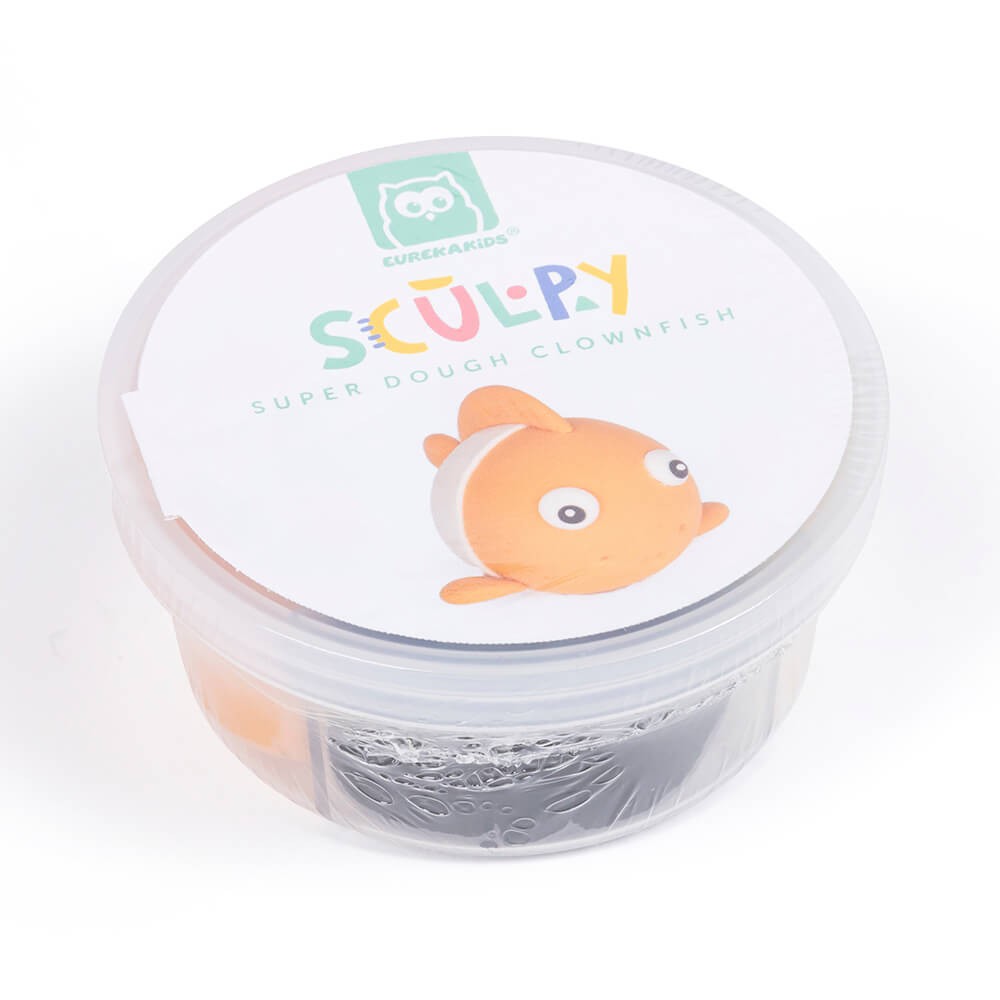 Pâte à modeler pour débutants - Poisson-clown