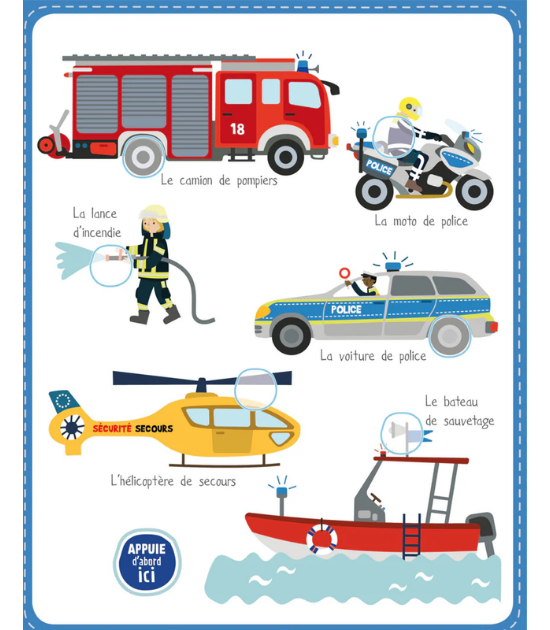 Mon livre sonore - Véhicules