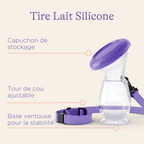 Tire-lait silicone / recueil lait – Lansinoh