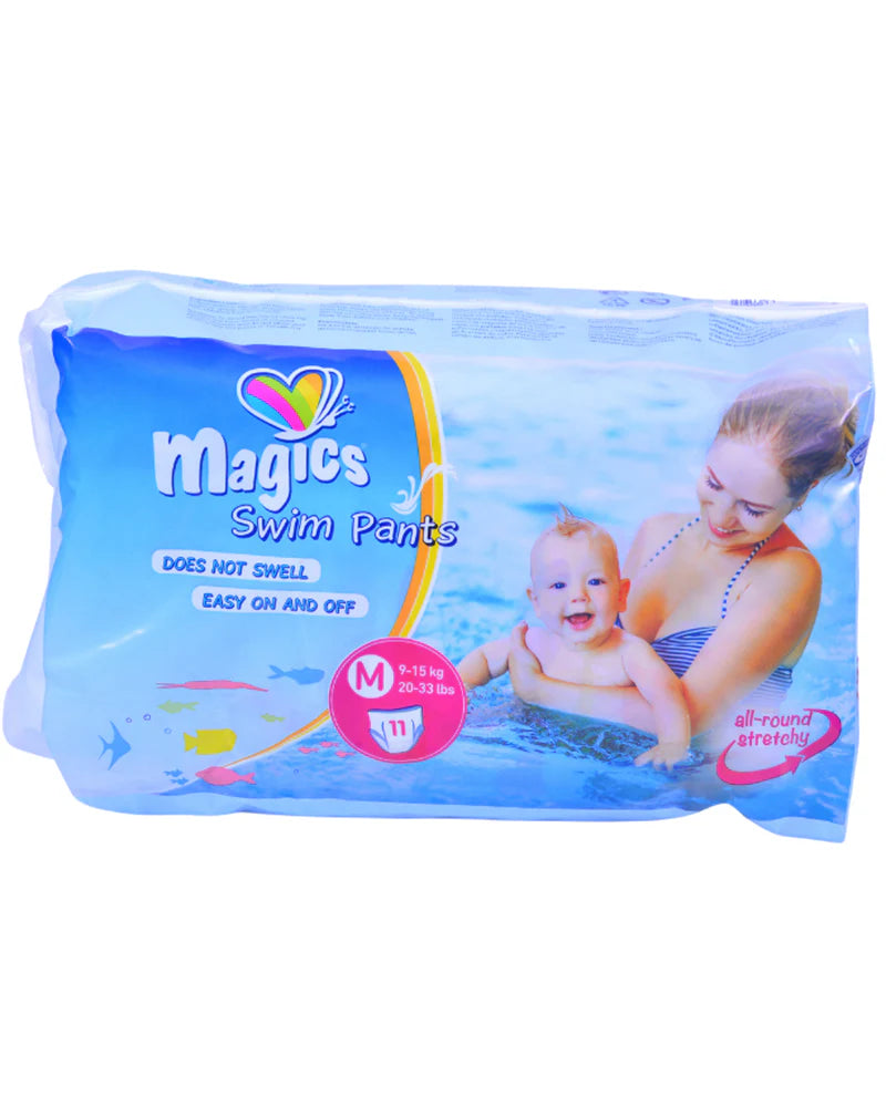 Couches Culottes de Bain Magics Taille M (7-15kg) - 11 Unités