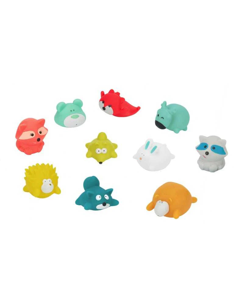 Jouets de bain Rigolos Splash (x10) Badabulle