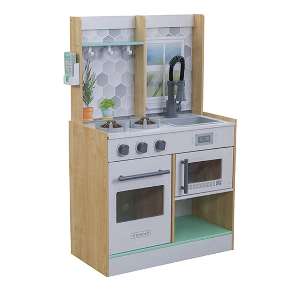 Kidkraft Cuisine en Bois Let's Cook Natural 3A+