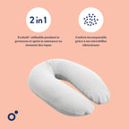 Coussin d'allaitement et de maternité doomoo Buddy Classic Grey