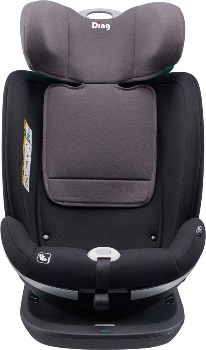 Ding Mace Noir/Gris 360° Siège Auto i-Size 0-36kg
