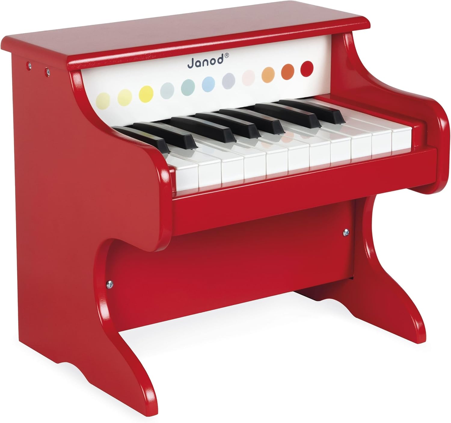 Janod - Mon Premier Piano Electronique en Bois Confetti