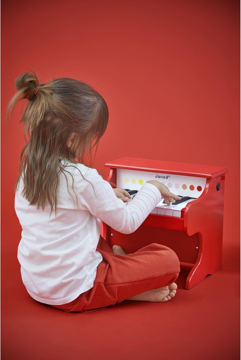Janod - Mon Premier Piano Electronique en Bois Confetti