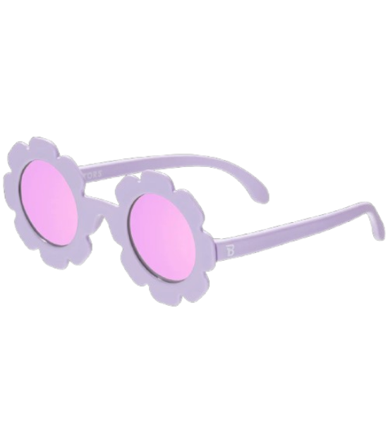 Lunettes de Soleil Babiators - Irresistible Iris Flower | Lavender Polarized Mirrored Lenses