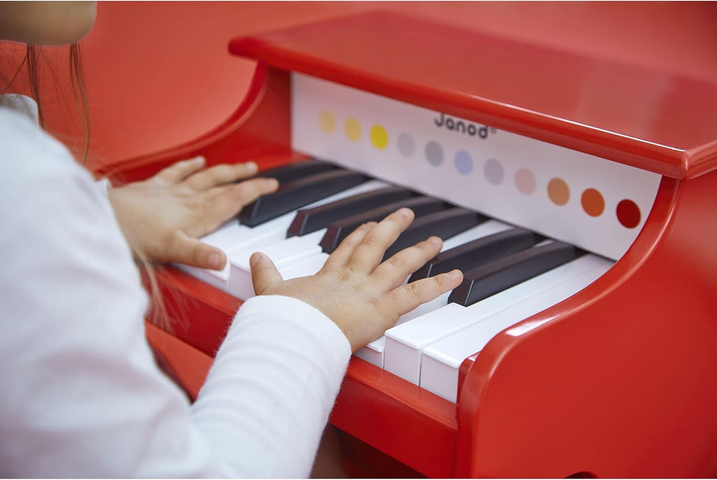 Janod - Mon Premier Piano Electronique en Bois Confetti