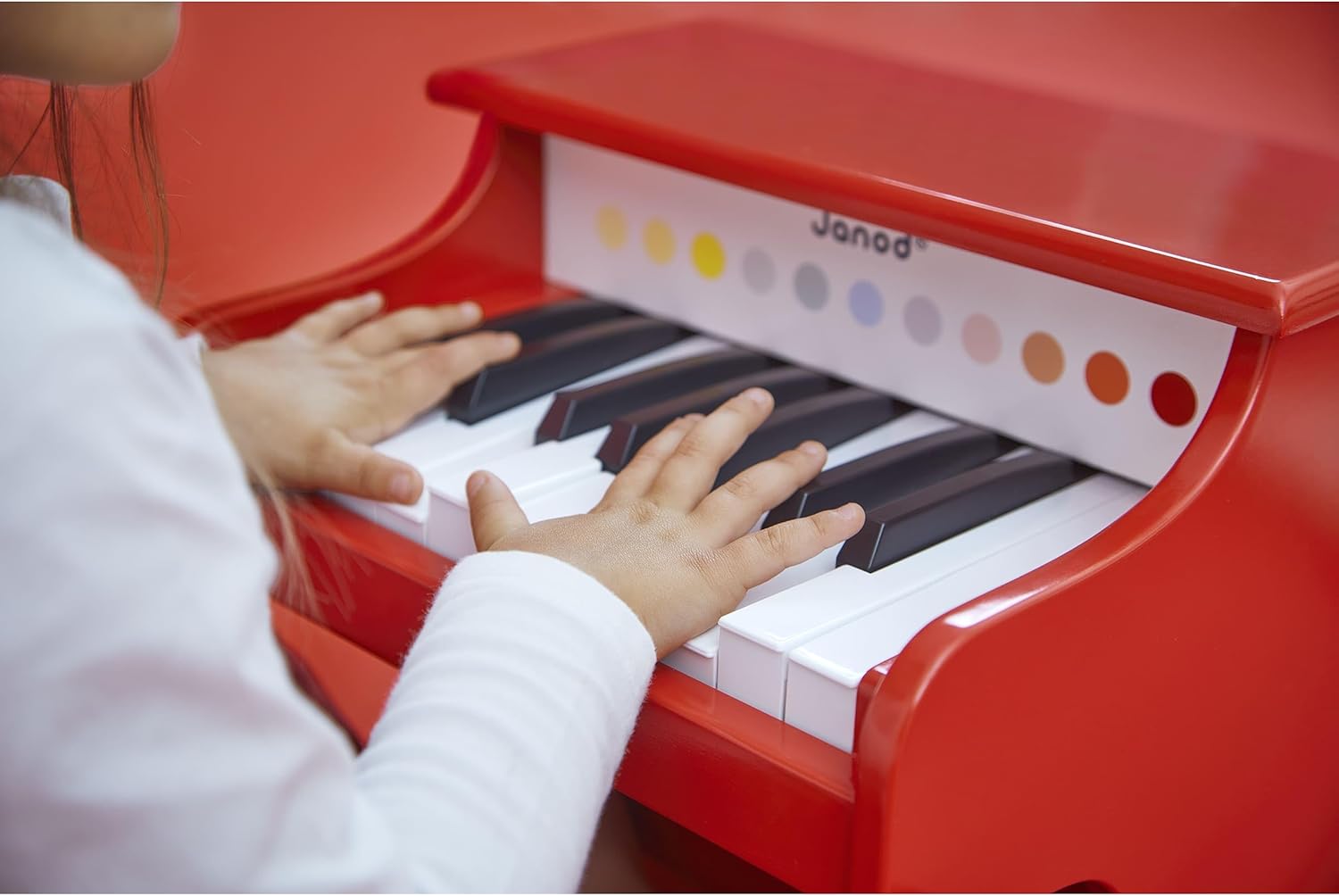 Janod - Mon Premier Piano Electronique en Bois Confetti