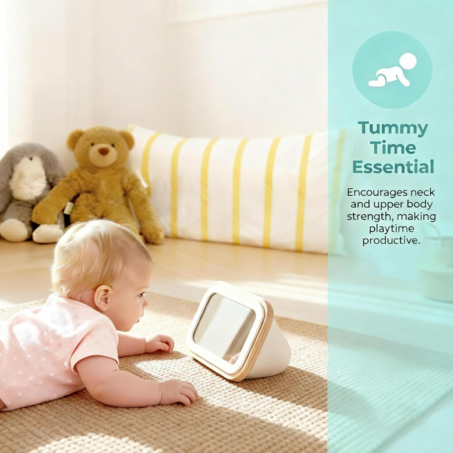 HAPE - Tambour Rotatif avec Miroir Montessori