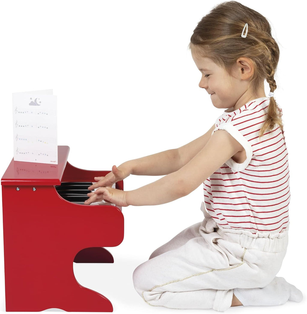 Janod - Mon Premier Piano Electronique en Bois Confetti
