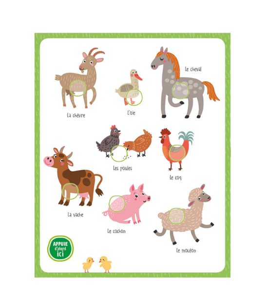 Mon Livre Sonore - Animaux