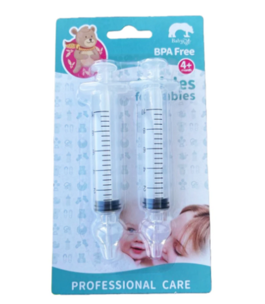 Seringue Nasale Pour Bébé 2 Pièces - 10ml