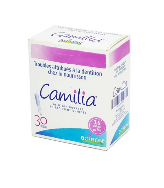 Camilia Dosettes homéopathiques pour troubles de dentition