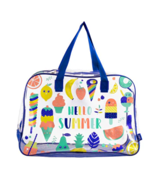 EUREKAKIDS - BEACH BAG BLUE ORANGE