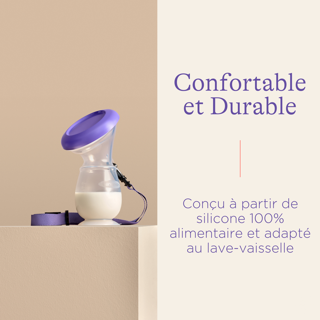 Tire-lait silicone / recueil lait – Lansinoh