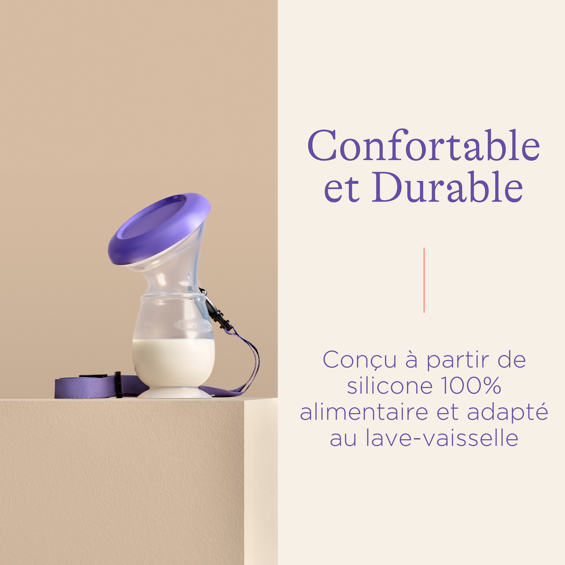 Tire-lait silicone / recueil lait – Lansinoh