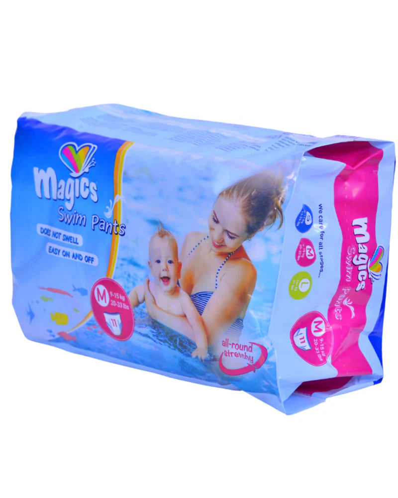 Couches Culottes de Bain Magics Taille M (7-15kg) - 11 Unités