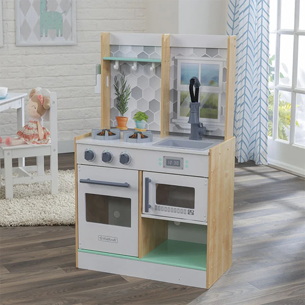 Kidkraft Cuisine en Bois Let's Cook Natural 3A+