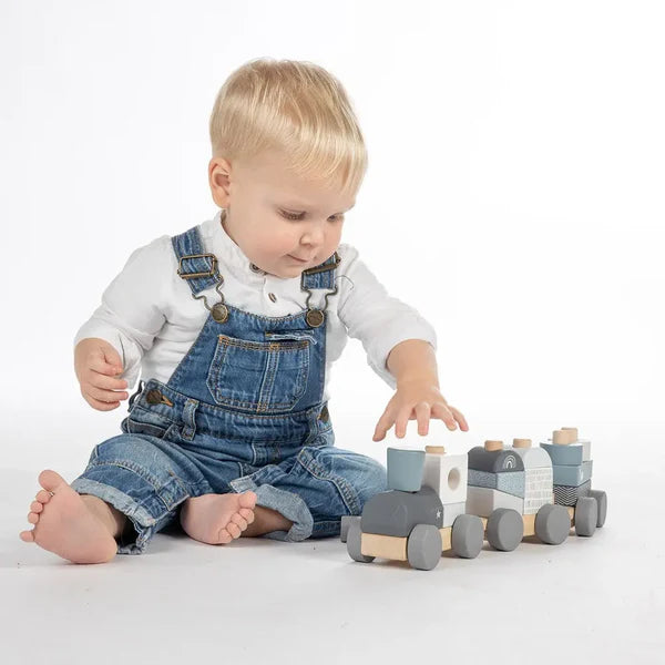 Train d’empilage - Bleu +18M