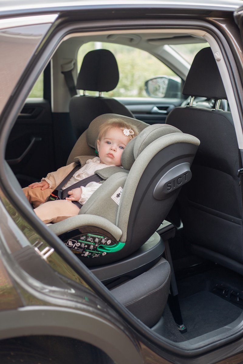 Siège auto Ding Fynn Gris 40-150cm 360° i-Size