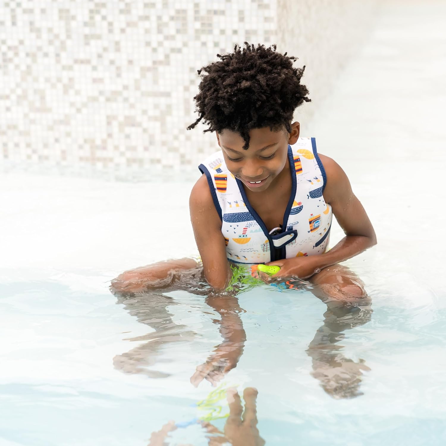 Go Splash Gilet de Natation Remorqueurs, Âge 2-4 ans