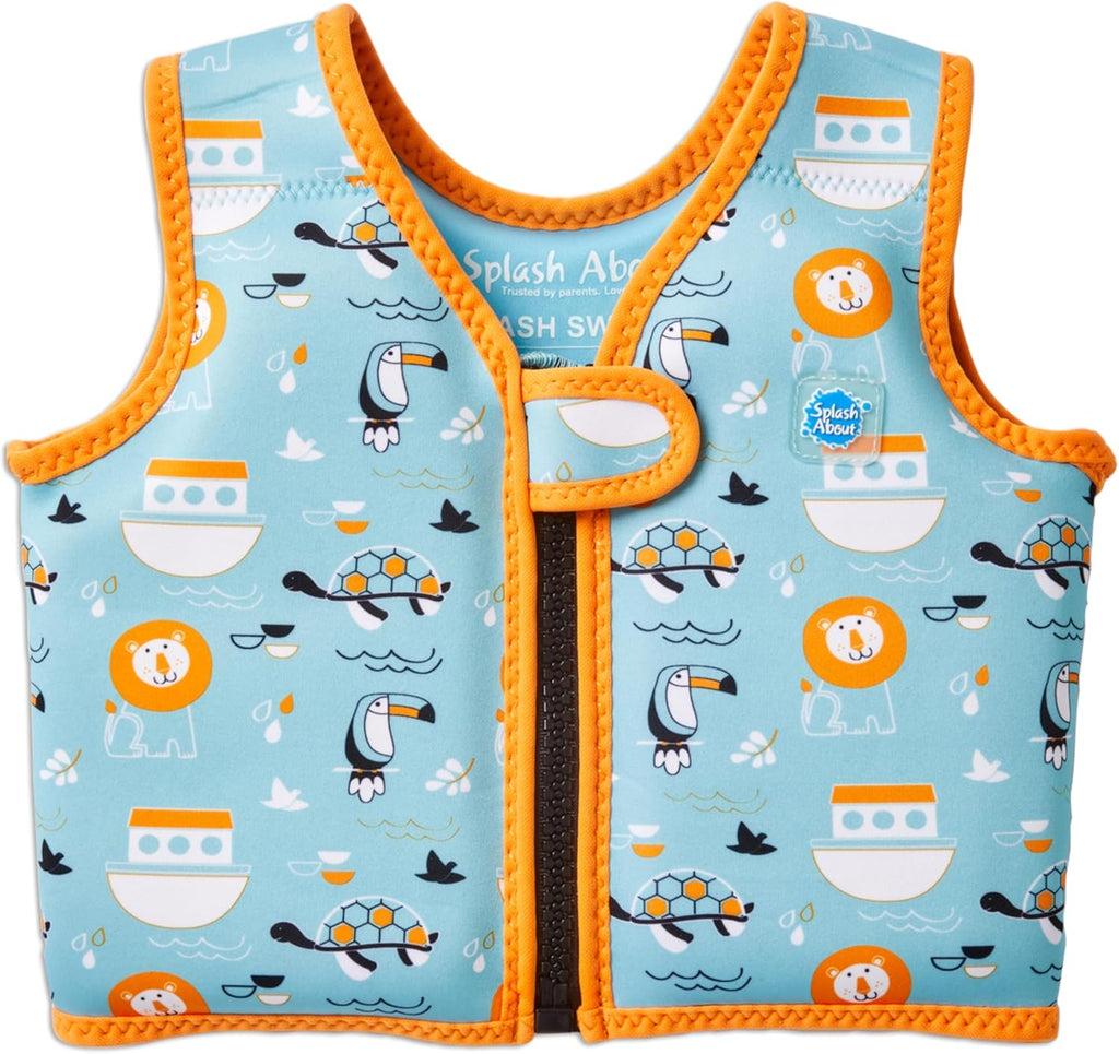Go Splash Gilet de Natation Arche Bleue, Âge 1-2 ans