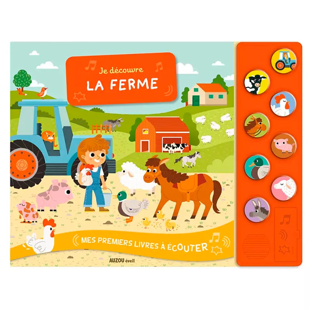 Livre - Je découvre la ferme (avec son des animaux) - Version française