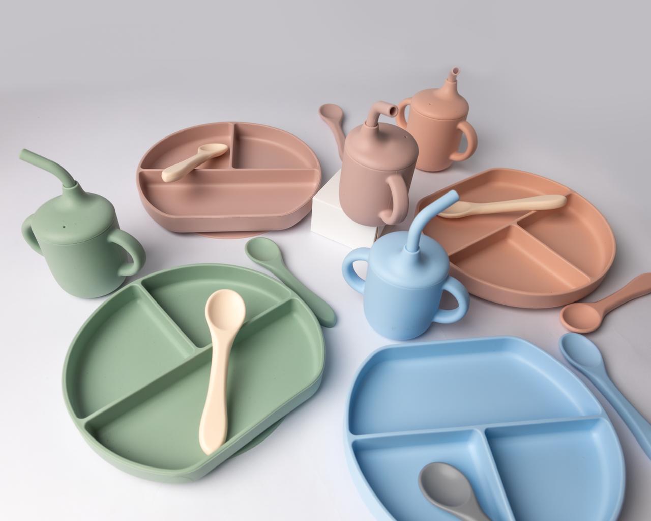 YUMMY Coffret Repas Silicone 6M+