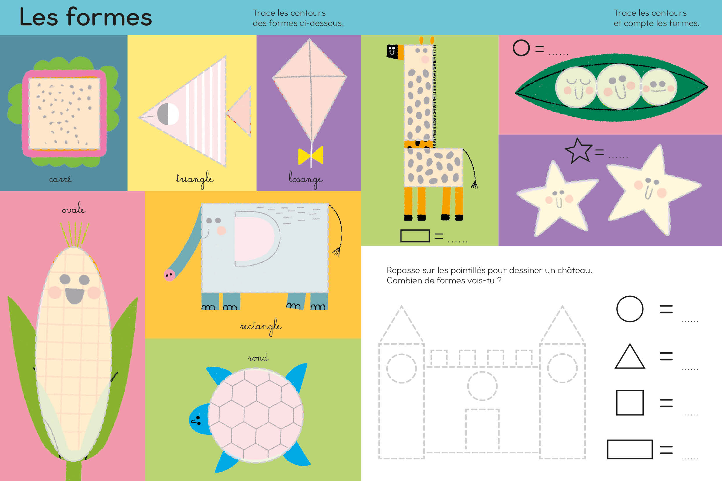 Écrire compter – la maternelle 3-6ans