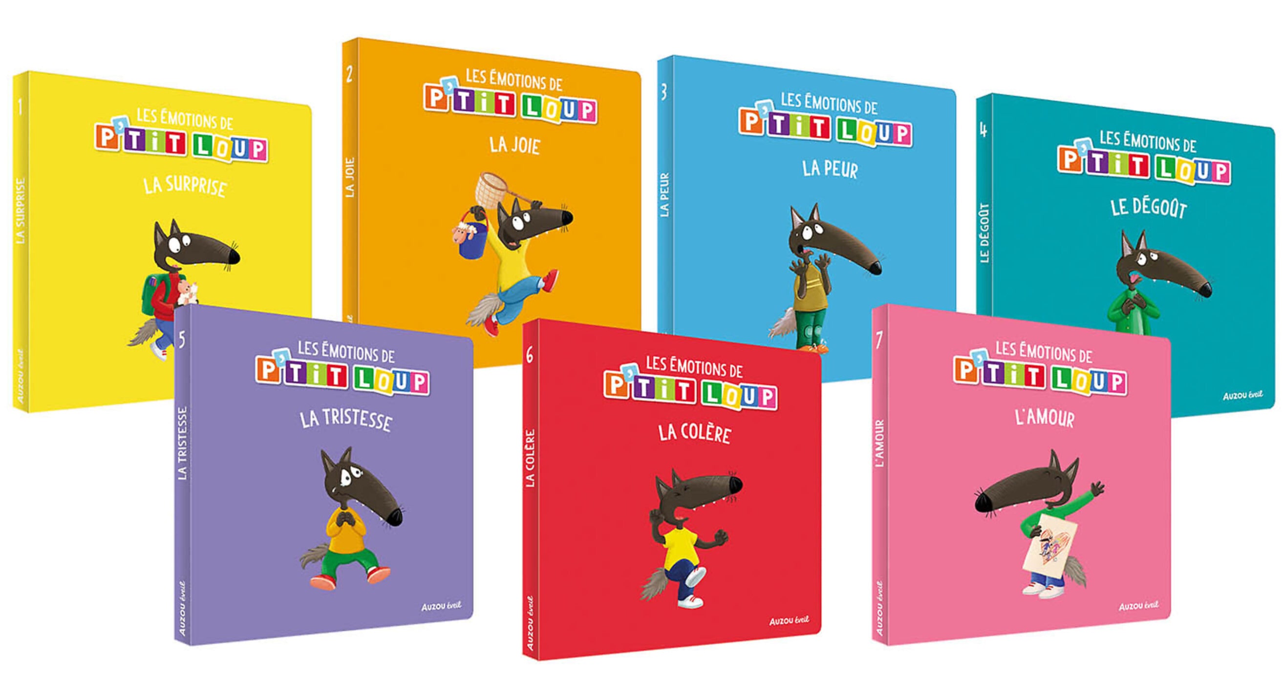 BIBLIOTHÈQUE P'TIT LOUP - "MES 7 LIVRES DES ÉMOTIONS"
