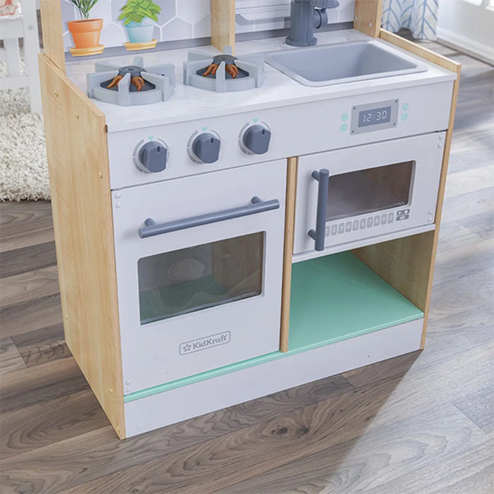 Kidkraft Cuisine en Bois Let's Cook Natural 3A+