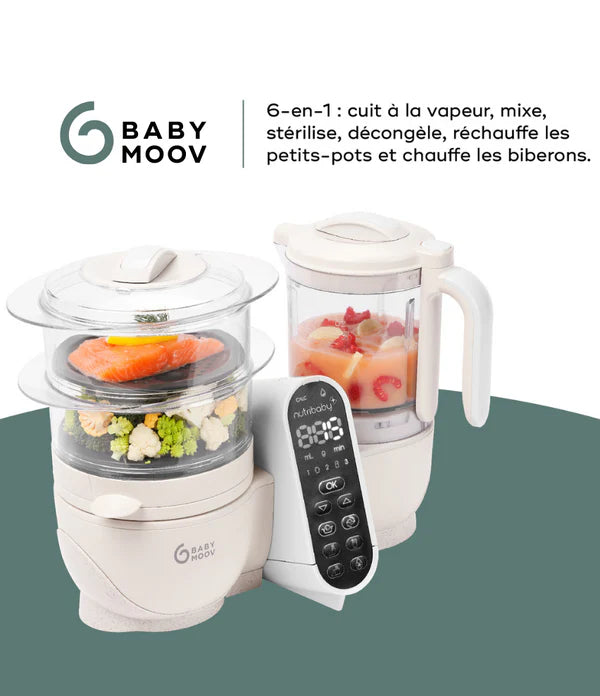 Robot cuiseur Nutribaby (+) Mineral Beige babymoov