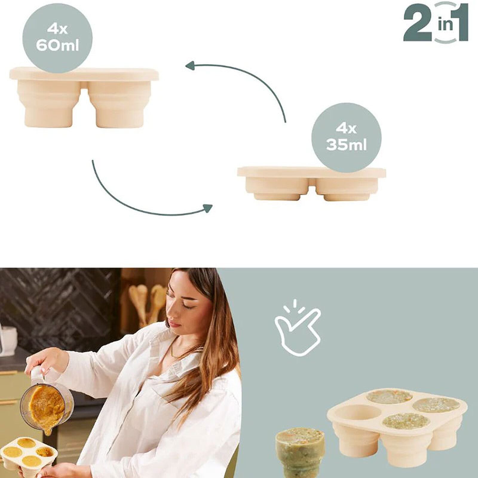 Babymoov - Set de Contenants et Grignoteuse