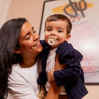 Bibs STUDIO Colour 2 Pack Pin - Ivory Steel Blue Mix