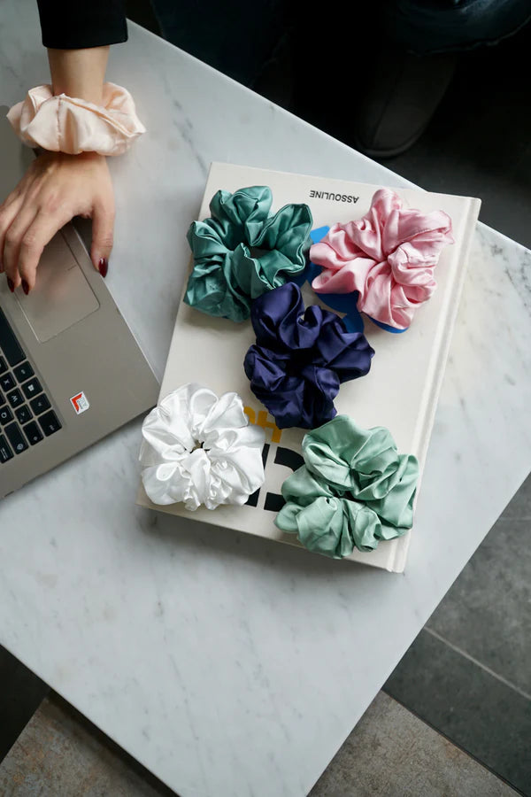 Bambidou Chouchou en Soie - Saumon