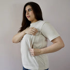 Bambidou T-shirt d'Allaitement - Beige