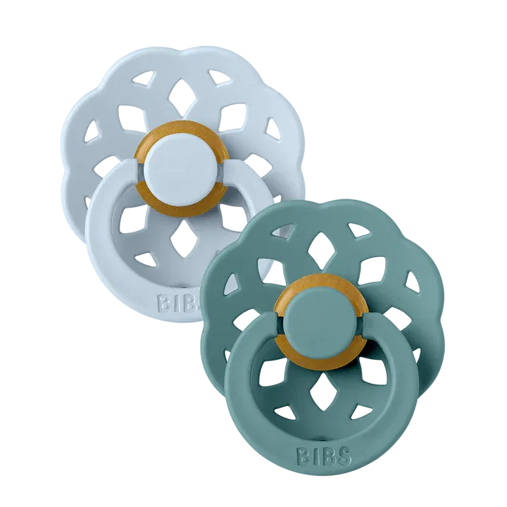 Bibs Lot de 2 Sucettes Boheme Baby Blue / Island Sea