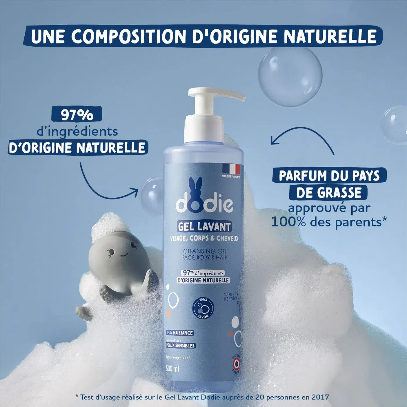 Dodie Gel Lavant 3 en 1 500ml