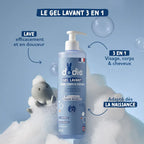 Dodie Gel Lavant 3 en 1 500ml