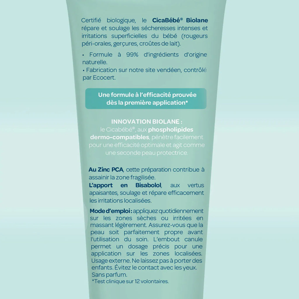 Biolane Expert Cicabébé Soin 3 en 1 Soulage & Répare 40ml