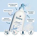 Biolane Gel lavant corps et cheveux 350ml