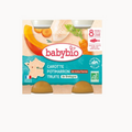 Babybio Carotte Potimarron Truite 2x200g 8m+