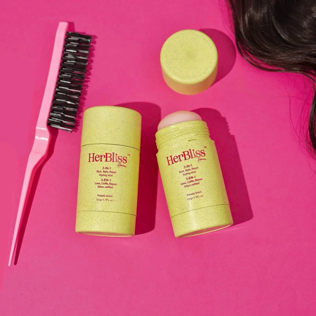 Herbliss Bâton Coiffant + 1 Brosse à cheveux