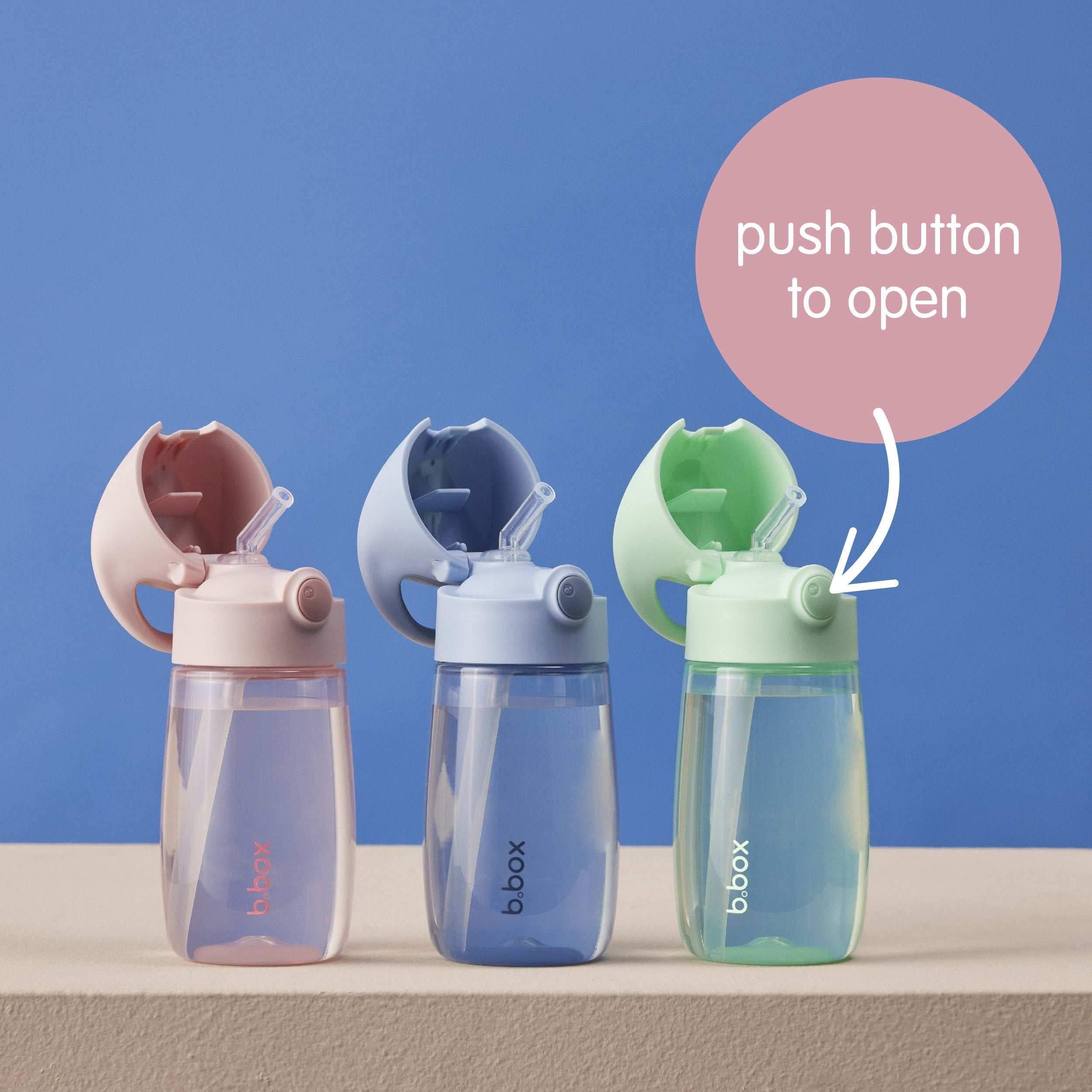 Gourde à paille Jnr BBox 380ml . - blush crush